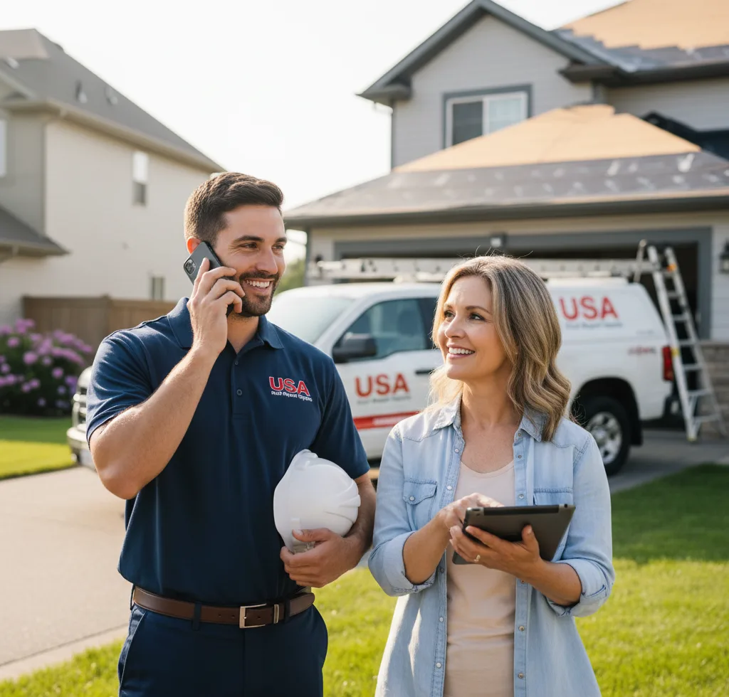 USA Roof Repair Experts customer support in Athelstane